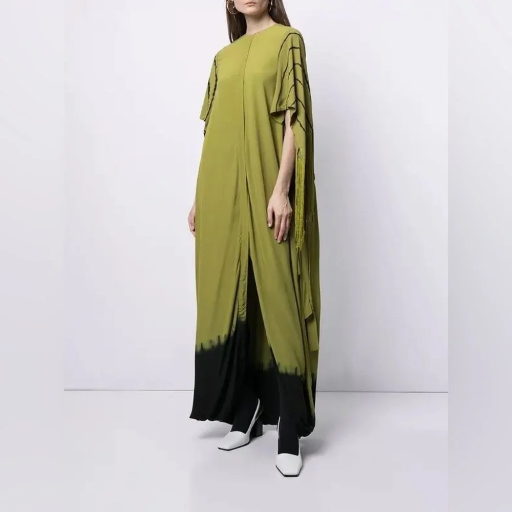 Proenza Schouler Tie Dye Fringe Tunic Dress - Picture 5 of 10